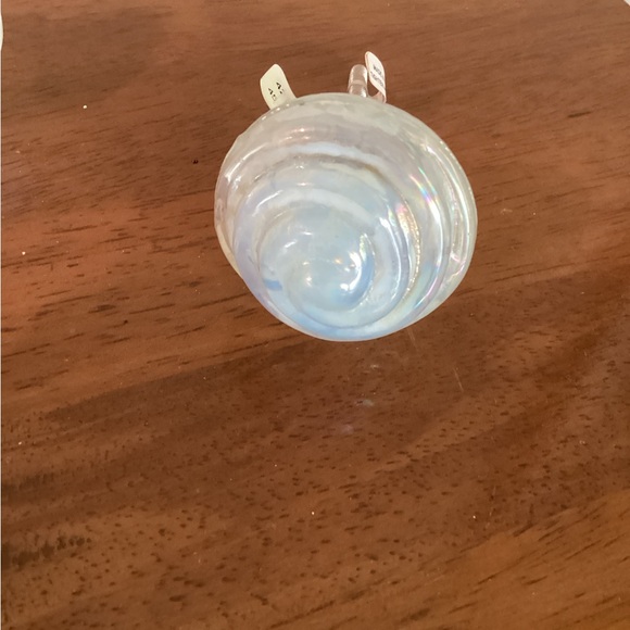 Four Anthropologie Pearlized Swirl Glass Knobs - Picture 2 of 2